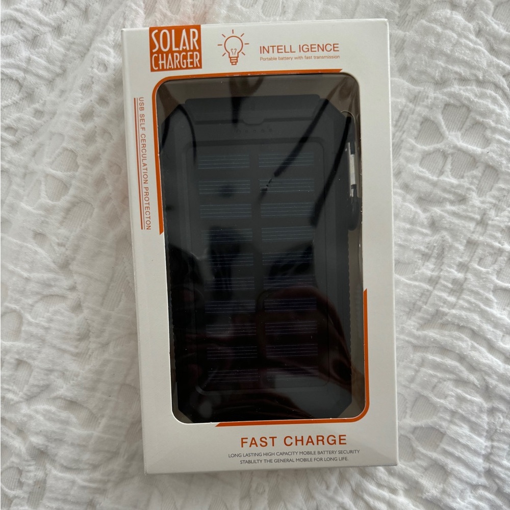 Solar portable power bank charger